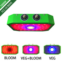Load image into Gallery viewer, Fully dimmable 1000w LED Grow Light, Growing Lamps for Greenhouse Plants, Double Chips for Indoor Plants, Full Spectrum for Fruits Veg and Flowers Growing
